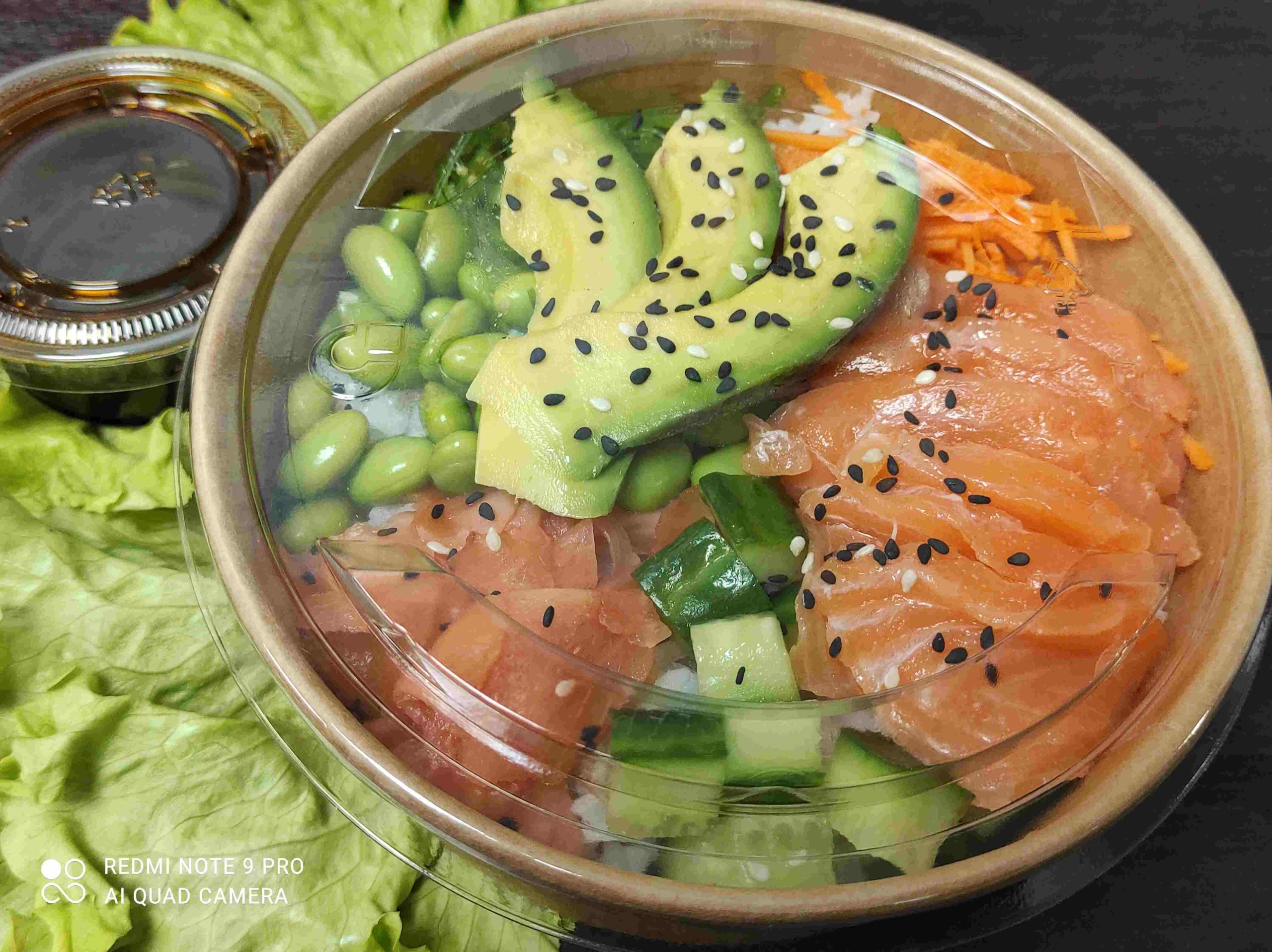 Poke Bowl Thon, Concombre, Avocat & Edamame - Les Secrets du Chef